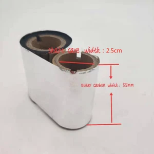 5 Stück Wachsband 55x70m für Argox CP-2140 GT800/820 GK820 TSC TTP-244 345 G500-U - Bild 1 von 4