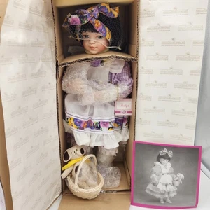 Ashton Drake "Bridget" Porzellanpuppe von Sandy Freeman #96074 Neu im Karton mit Echtheitszertifikat - Bild 1 von 9