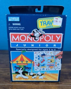 Vintage 1994 Parker Brothers Monopoly Junior Travel Edition Brand New Sealed - Picture 1 of 6