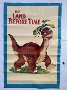 Vintage 1980s 22x28 Land Before Time Movie Poster - Picture 1 of 11