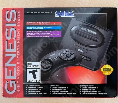 SEGA Genesis Mini 2 Console 60 Games HDMI USA Version Tested Excellent Japan - Image 1 of 4
