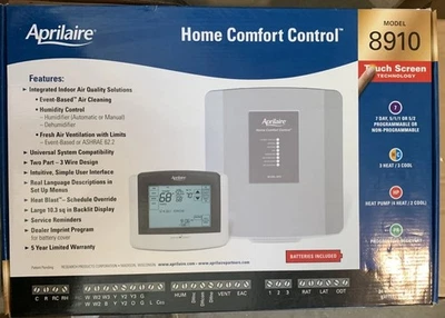 APRILAIRE 8910 HOME COMFORT CONTROL - Image 1 of 4