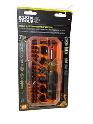 Klein Tools 33805 ProFlex Impact Screwdriver Bit and Socket Set, 38-Piece - Image 1 of 2