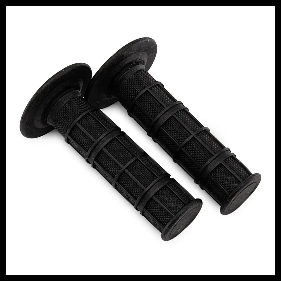 MANOPOLE NERE MOTO CROSS ENDURO MOTARD PIT BIKE per OFF ROAD UNIVERSALI IT - Immagine 1 di 1