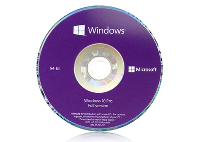 Microsoft Windows 10 Pro 64-bit DVD Authentic License Key New & Sealed - Image 1 of 4