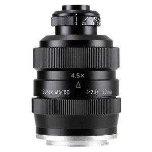 ZHONG YI OPITCS FREEWALKER 20mm F2 SUPER MACRO 4-4.5:1 (Sony E mount) - Picture 1 of 6