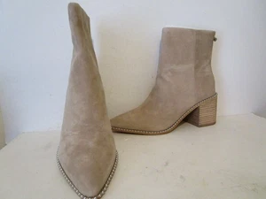 Steve Madden stivaletto donna Aquarius in pelle elegante a punta tortora taglia 9 - Foto 1 di 6