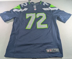 Nike Seattle Seahawks Jersey On Field NFL Players MICHAEL BENNETT #72 Mens ( L ) - Picture 1 of 10