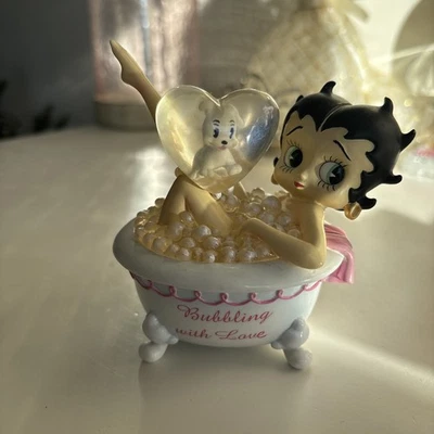 BETTY BOOP BUBBLING WITH LOVE 2010 figurine bubble bath RETIRED HTF WESTLAND - Image 1 of 4