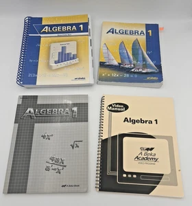 A Beka Algebra 1 Second Edition Text, Test, Test Key, Video Manual - Bild 1 von 2