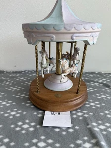 Carrusel Willitts Designs The Romance Of Carousels LE 4 Horses Spin. VNT Raro - Imagen 1 de 8