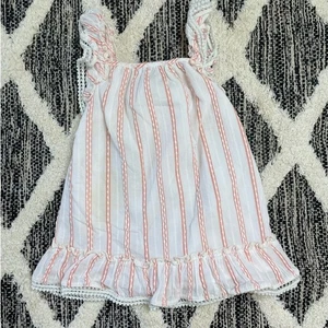 Vestido de Verano Ediciones Raras Rojo y Blanco Bebé Niñas Talla 12mo Solero - Imagen 1 de 6