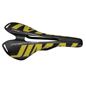 Fahrradsitz Sattel Mountainbike MTB Komfort Rennrad Kohlefaser gelb - Bild 1 von 3