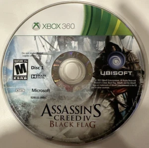 Assassins Creed IV 4 Black Flag (Xbox 360, 2013) DISC 1 ONLY - READ - Picture 1 of 1