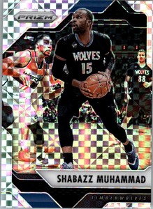 2016-17 Panini Prizm Starburst 270 Shabazz Muhammad Minnesota Timberwolves NM-MT