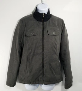 Prana Jacket Womens Small S Charcoal Gray Showdown Full Zip Pockets Casual - Picture 1 of 12
