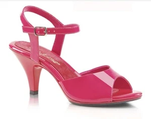 Pleaser Fabulicious BELLE 3-Inch Heel Ankle Strap Sandal-Barbie Shoes For Women - Picture 1 of 9