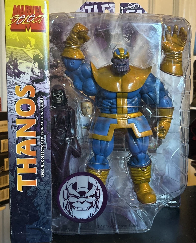 🔥Diamond Select Toys🔥Marvel Select 🔥Thanos🔥Action Figure - Imagem 1 de 4