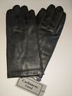 Men's Fownes Strike Force Leather 100% Cashmere Lined Gloves, Black,Medium