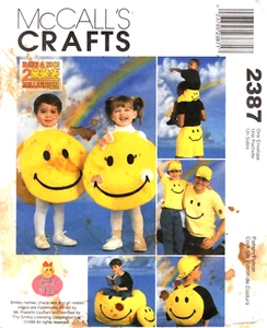 Family Smiley Face Gear and Costumes McCalls Sewing Pattern 2387 - Picture 1 of 2