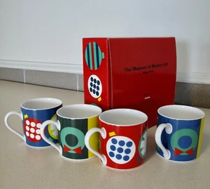MOMA Museum Modern Art New York Holiday Kaffee Tee Tassen Art Gene Meyer 4 Neu Box - Bild 1 von 7