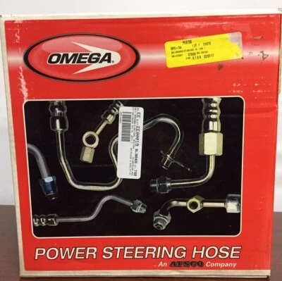 Omega Power Steering Return Hose 764 fits select BUICK GMC CHEVROLET OLDSMOBILE Foto 1 de 4
