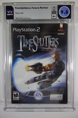 TimeSplitters: Future Perfect (PlayStation 2, 2005) - Factory Sealed WATA 9.8 A+ - Image 1 of 2