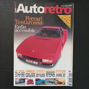 AUTO RETRO 273 FERRARI TESTAROSSA MG TF PANHARD DYNA 120 x86 fiat 850 spider - Imagen 1 de 2