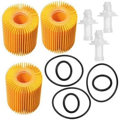 3 Pcs/Kit 04152-YZZA1 Oil Filter For Lexus 2007-2022 RX350 RX450H RX350L RX450HL - Image 1 of 4