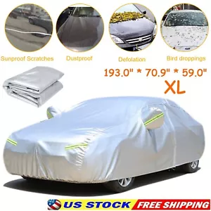 For Toyota Corolla Full Car Cover Outdoor UV Protection Dust Snow Rain Resistant - Picture 1 of 9