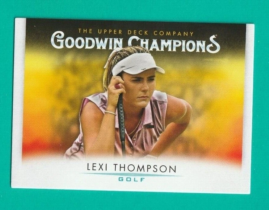2021 Goodwin Champions LEXI THOMPSON ROOKIE #81 GOLF - Image 1 of 1
