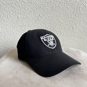 Oakland Raiders Vintage 90's Hat Twins Enterprise Cap Black Adult Adjustable