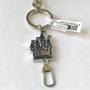 Disney Cinderella Castle Zipper Pull Keychain Purse Charm Keyring Magic Kingdom - Picture 1 of 8