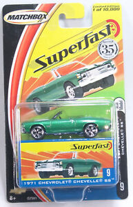 Matchbox 2004 #9 -J- New Superfast - Limited - 1971 Chevrolet Chevelle SS