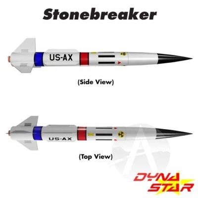 Flying Model Rocket Kit - Mid Power - Dynastar 'Stonebreaker' - Image 1 of 4