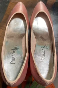 Peacocks Pink Heels Size 7.5 - Picture 1 of 3