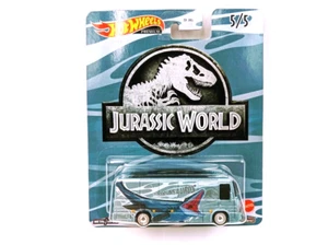 Autobús turístico Hot Wheels 1/64 Jurassic World Mosasaurus HW modelo de coche fundido a presión juguete - Imagen 1 de 2