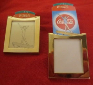 Coca-Cola Magic Window 1996 Atlanta Olympics Lapel Pin Gymnast - Picture 1 of 9
