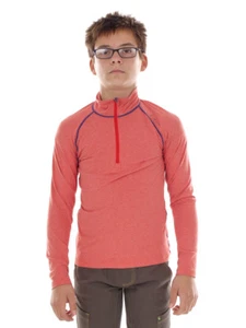 CMP Sweatshirt Functional Top Orange Collared Stretch Softech Lightweight - Picture 1 of 2
