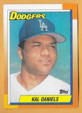 KAL DANIELS LOS ANGELES DODGERS #585 - TOPPS NM-MT 1990