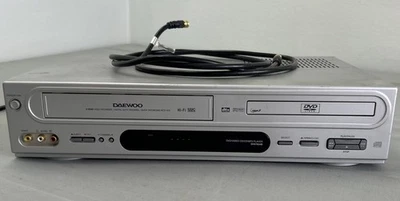 Daewoo VHS DVD Combo Player VCR Recorder DV6T834B Tested Works W Coax Cable - Image 1 of 4