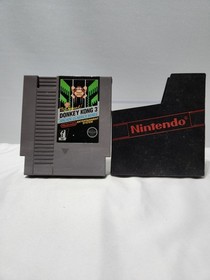 Donkey Kong 3 Nintendo NES Classic Game Cartridge With Nintendo Sleeve 5 Screw