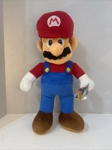 Super Mario Nintendo Jumbo 20 Inch Plush With Tags Clean Video Game Character - Picture 1 of 6