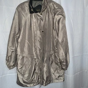 Braetan Authentic Outerwear Windbreaker Jacket Mens Large Tan With Black Accent - Picture 1 of 7