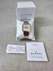 Skagen 626SSXR Damen Quarzuhr mit Diamantmarkierung - NEU/LESEN - Bild 1 von 19