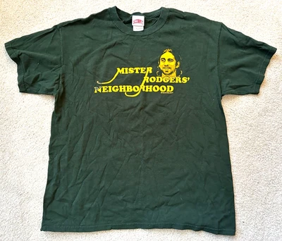 Camisa Sconnie Mister Rodgers' Neighborhood #12 Packers Verde Adulto Talla L Foto 1 de 4