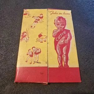 Vintage 1940s Emerick Candy Co Cutie Chocolate Doll Box Valentines Advertising - Picture 1 of 12