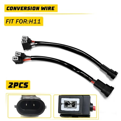 Extensión de arnés de cables de conversión de luz antiniebla H11 a H1 EX Foto 1 de 4