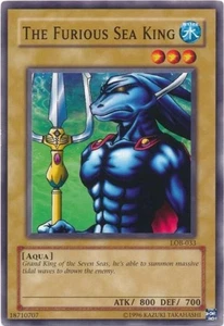 THE FURIOUS SEA KING - LOB-033 COMMON YuGiOh TCG Card - Picture 1 of 1