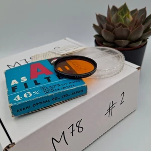 Asahi Pentax 49mm 053 Orange Filter. Some Coating wear. Comes with Box. (refB) - Picture 1 of 5